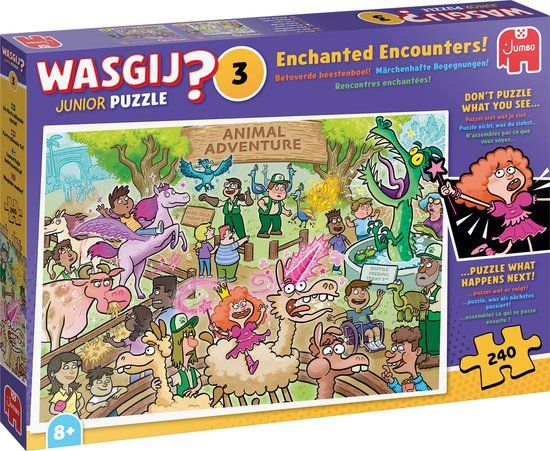 Wasgij Junior - Betoverde beestenboel! - 240 stukjes - Legpuzzel voor kinderen