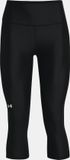 Under Armour Tech Hi Capri Dames Sportlegging - Zwart