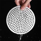 Merkloos Roestvrijstalen Afvoerzeef - Haarfilter - Voor Gootsteen, Badkamer, Douche en Badkuip - 8 cm - Zilver
