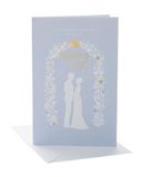 UK Greetings Trouwkaart voor een speciaal stel - Silhouetontwerp - Thinking of You Range