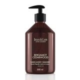 Jean & Len Hand & Body Cleanser Bergamot & Cedarwood, vegan, 500 ml