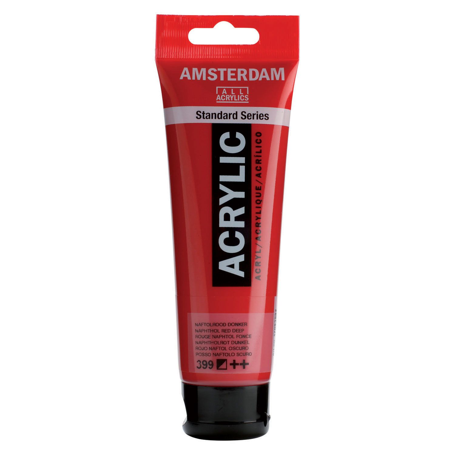 Amsterdam Standard Acrylic Paint Tube - 120 ml - Naphthol Red Dark
