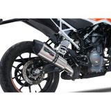 GPR Exhaust Systems Gp Evo4 Titanium Ktm Duke 125 2021-2023 E5 Conical Silencieux homologué