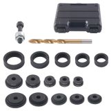 jeu de 17 forets pour capteurs de stationnement pour pare-chocs, 17-32 mm, acier au carbone, HSS-G