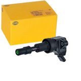 HELLA 5DA 358 168-781 Bobine - 12V - 4-polig - Bougieschacht bobine - Geschroefd