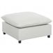 HOMCOM Repose-pieds - Lin - Gris