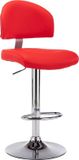 vidaXL Barkruk Kunstleer Rood