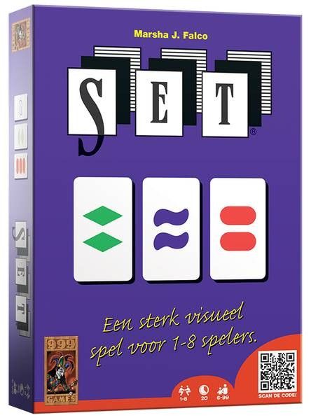 999 Games SET Kaartspel | Matching Game | 1-8 Players | Ages 6+