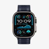 Spigen WBF0 Band Marineblauw Nylon voor Apple Watch 44/45/46/49mm