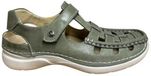 Wolky Rolling Sun 0720436 Wandelsandalen Vrouwen Leer Groen Maat 36