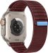 By Qubix Nylon Wave band Bordeaux