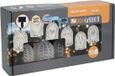 Pro Garden Feestverlichting lichtsnoer - wit - 10 LED lampen - warm wit - 270 cm - Solar
