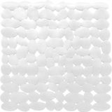 Spirella Douchemat Antislip – Badmat Antislip voor Douche en Badkamer – Antislip Douchemat met Ophanghaakie – Wit