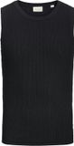 Jack & Jones Jormenton gebreide tanktop voor heren, zwart, S