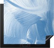 Merkloos KitchenYeah® Inductie beschermer 60x52 cm - Acrylverf - Blauw - Design - Inductiebeschermer - Inductiemat