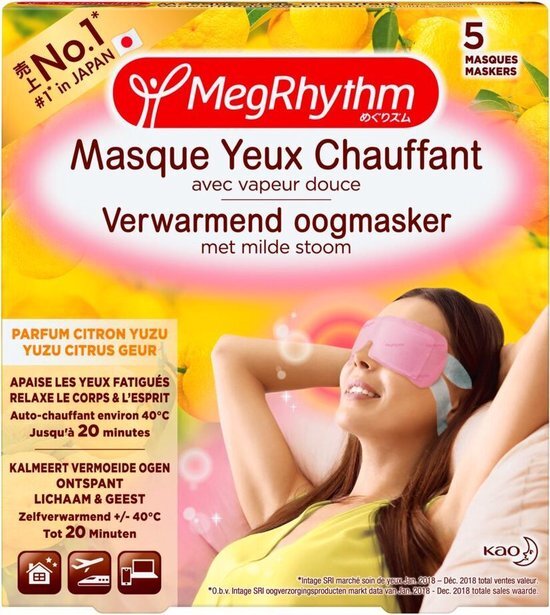 MegRhythm Verwarmend Oogmasker Yuzu Citrus