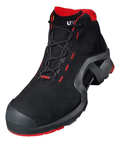 UVEX 85172 Heren Hoog-top - 7 UK - Rood Zwart