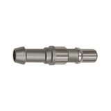 Riegler 411.72-ES Insteektule voor drukknop-veiligheidskoppelingen NW 11, ISO 6150 C, roestvrij staal, tule LW 8, max. 16 bar, temp. -20 °C tot 200 °C