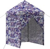 vidaXL Pop-up Gazebo met 4 Zijwanden 2 x 2 m Blauw Camouflage