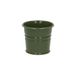 Pot de fleurs, zinc, vert foncé