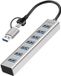 LogiLink UA0441 UA0441 USB-hub 7 poorten USB-A USB 3.0 5 GBit/s Aluminium