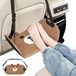 Shenzhen Haorui Industrial Technology Co., Ltd. Repose-pieds réglable pour enfants - Accessoires de voyage pour avion/voiture - Plastique - Marron/Noir