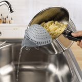 Cook Concept Uitloop zeef pan 18.5x9x4cm grijs