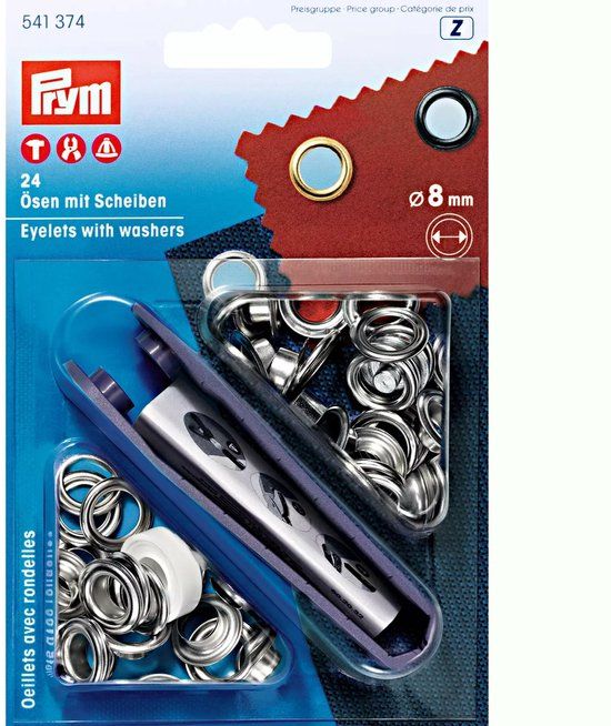 Prym Zeilringen - 8.5 mm Messing (24)