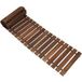 Chemin de jardin en bois 244x43 cm antidérapant pour terrasse, balcon, pelouse, sable