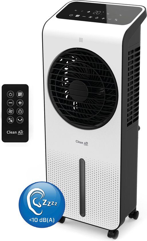 Clean Air Optima CA-104 - 3-in-1 Air Cooler, Humidifier & Circulator Fan - 360° Oscillation - Ultra Quiet