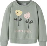 NAME IT NMFVASACHA LS NREG SWEAT UNB Meisjes Sweater Groen 98