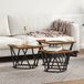 vidaXL Salontafel, 3 stuks, gerecycled hout, 50 x 50 x 40 cm