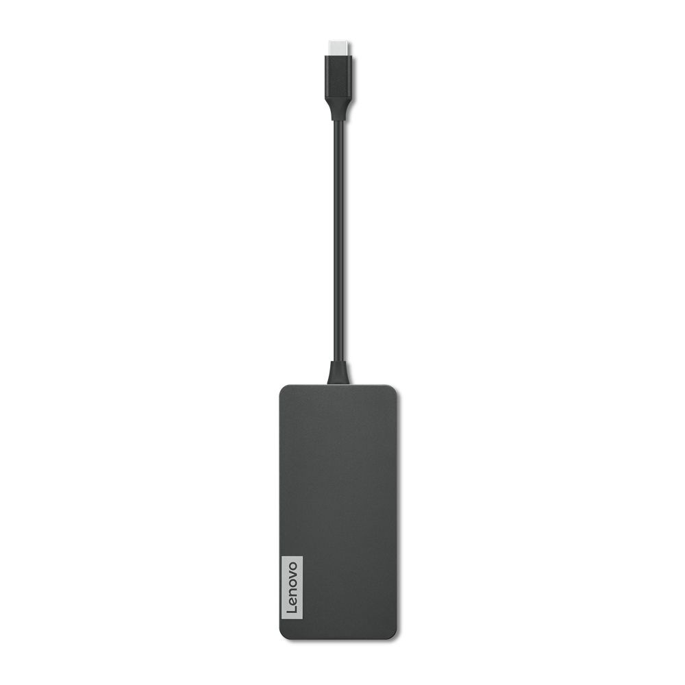 Lenovo 7-in-1 USB-C Hub - GX90T77924 - Grijs