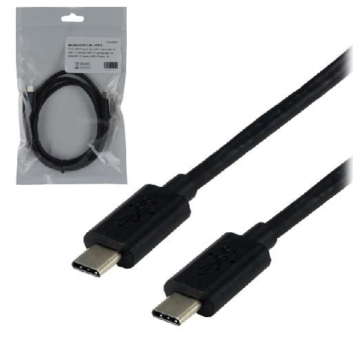 MCL USB 3.1 Type-C Kabel - 1 m - Zwart