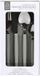 HowHomely Lino Serie - Set de couverts - 16 pièces - Gris - Acier inoxydable