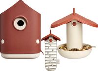 Elho Cosy Bird Set - Toscaans Rood