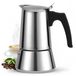Cafetière Mokkakanne cafetière - Cafetière - 300 ml, 6 tasses - Acier inoxydable - Cafetière filtre pour la cuisine
