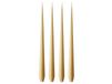 ester & erik Lot de 4 bougies beige 14/2, 32 cm