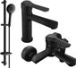 Mexen Sabre DB74 set de bain, noir - 72103DB74-70