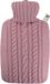 Hugo Frosch Gmbh Bouillotte de luxe - housse tricotée - rose - 1800 ml