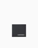 Armani Exchange Heren Essential, Barcelona Side Lettering Logo Bi-Fold Portemonnee, Zwart