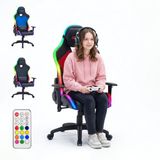 Nuwo Ergonomische gamingstoel RGB met afstandsbediening