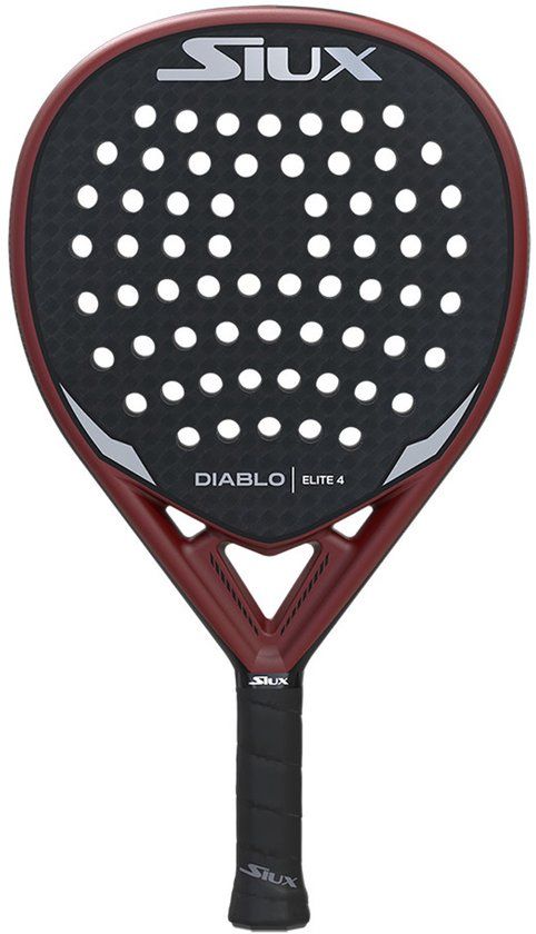 Siux Diablo Elite 4 (Hybrid) - 2025 padel racket - Red - 365-375 gram