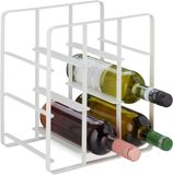 Merkloos / Sans marque Relaxdays Wijnrek - 2 stuks - 27,5x30x20 cm - wit