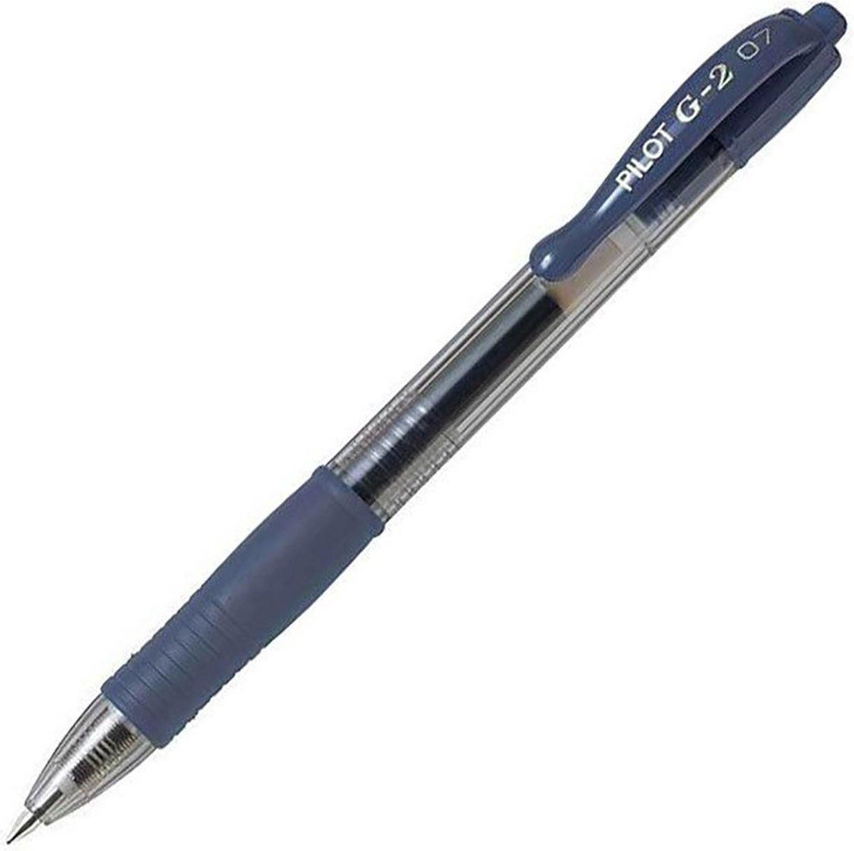 Pilot G2 Gel Ink Rollerball pen - Doos van 12 gelpennen - Medium Tip - Blauw Zwart