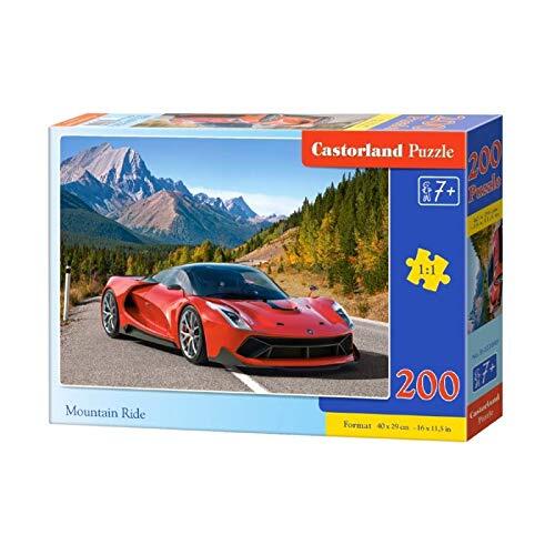 Castorland B-22049 Mountain Ride, puzzel met 200 stukjes, kleurrijk