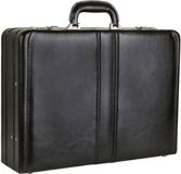 Dermata Business Leather Attaché 1205 Black - Expandable