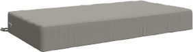 vidaXL - Zitkussen - SOEST - 100% Polyester - Grijs - 120 x 80 x 15 cm