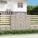 Maison Exclusive - Geknoopte gaasbakken, 6 stuks, 200x50x180/200 cm, verzinkt staal