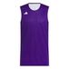 adidas M Everyday Pro Bball Jersey Shirt, team colleg purple/white, L
